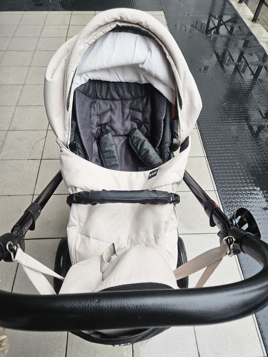 Коляска Bair next soft 2 в 1 бежевого кольору