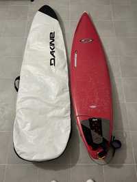 Prancha de Surf Surftech Tuf Light + Saco Transporte Dakine