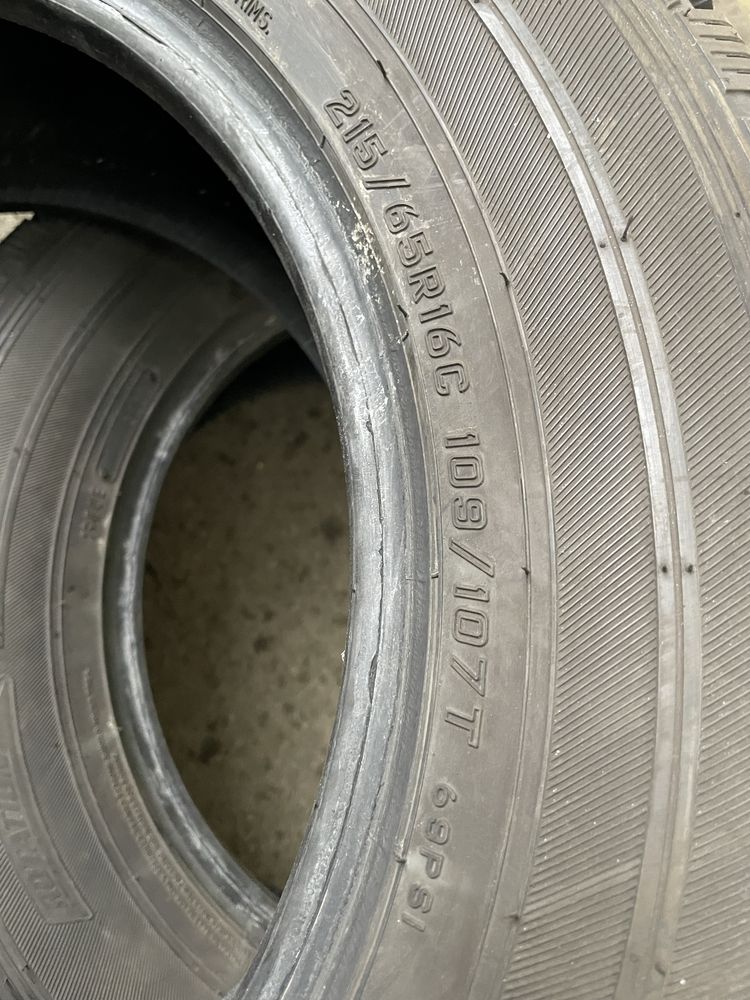 Пара 215/65R16C Falken 2020рік 7.5мм резина на бус