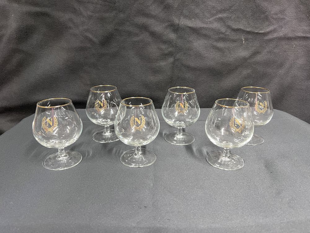 Kieliszki Okulary Napoleon 6szt Brandy Koniak