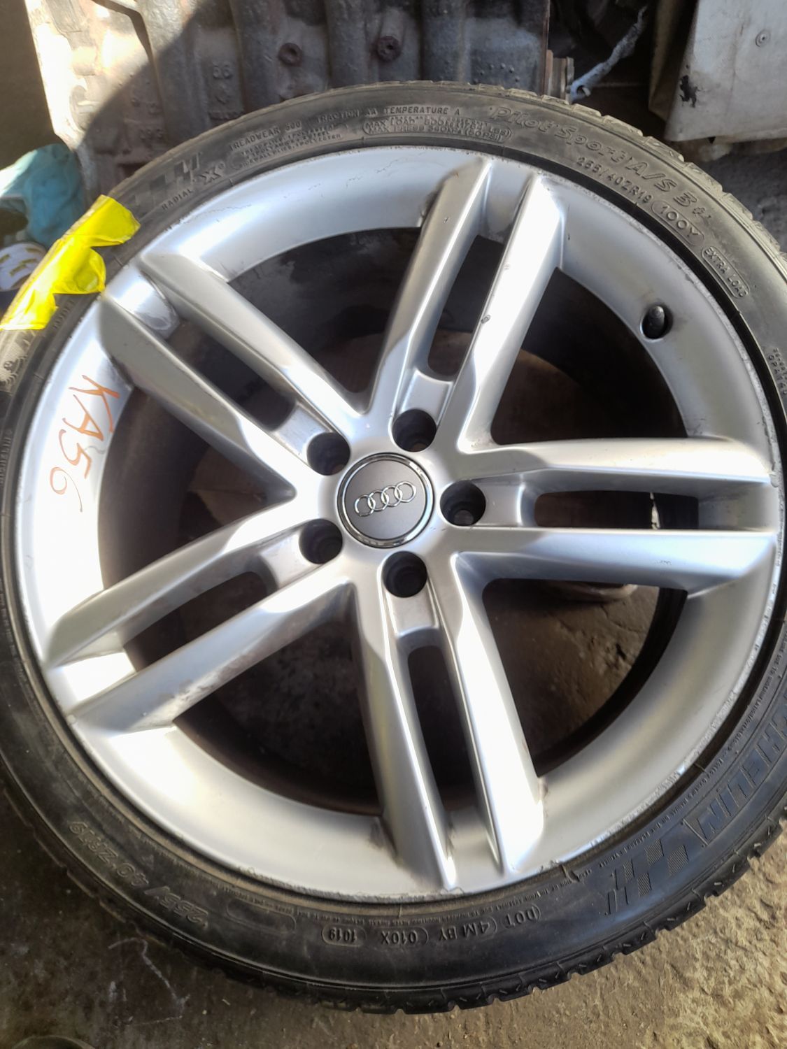 Диски Audi OEM 4H0601025R 9x19 5x112 ET32 DIA66,6 (silver) Б/У