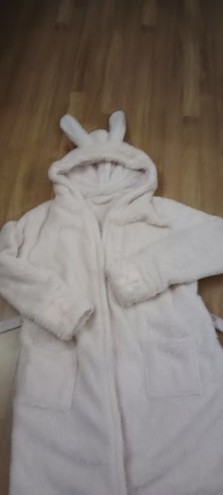 Szlafrok miś miękki futerko uszka