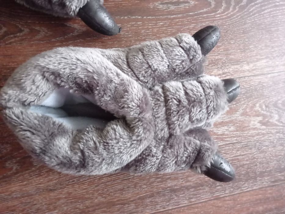 Тапки с когтями мягкие