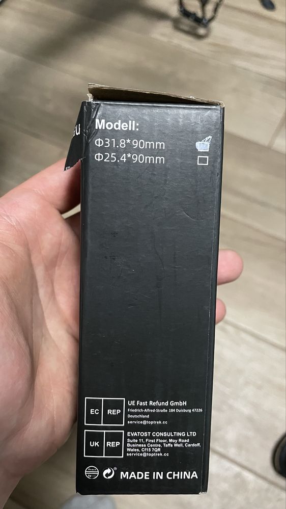 Toptrek Mostek wspornik kierownicy, regulowany 0-60