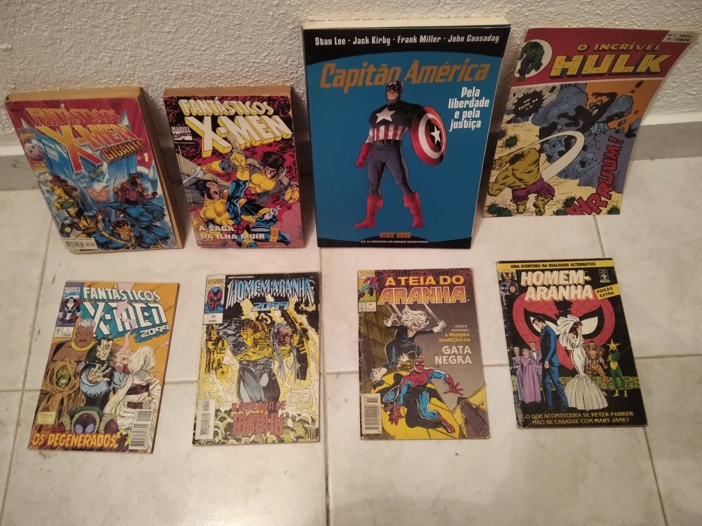 BD's Marvel - anos 70, 80 e 90