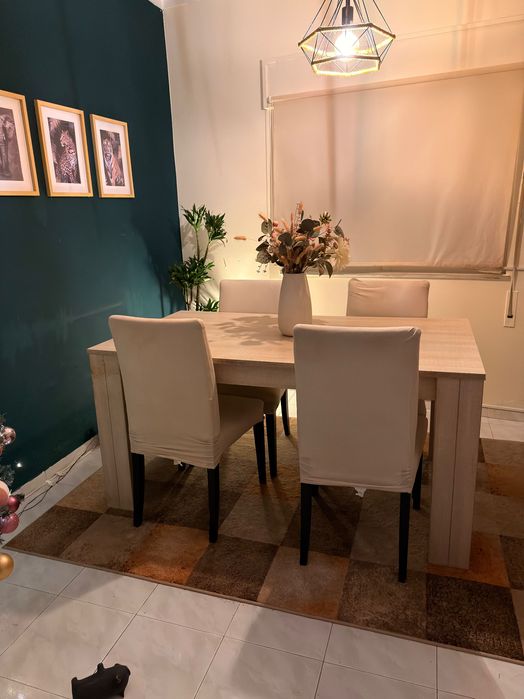 Conjunto mesa com 4 cadeiras barato