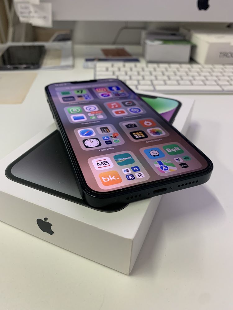 Apple iphone 14 Plus | 128Gb | Midninght | Preto