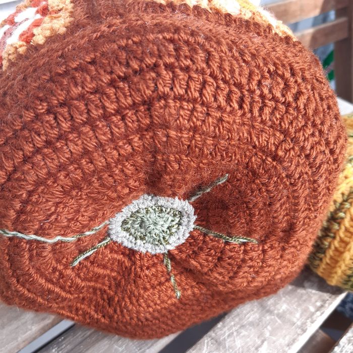 Dynia szydełkowa duża handmade ozdoba