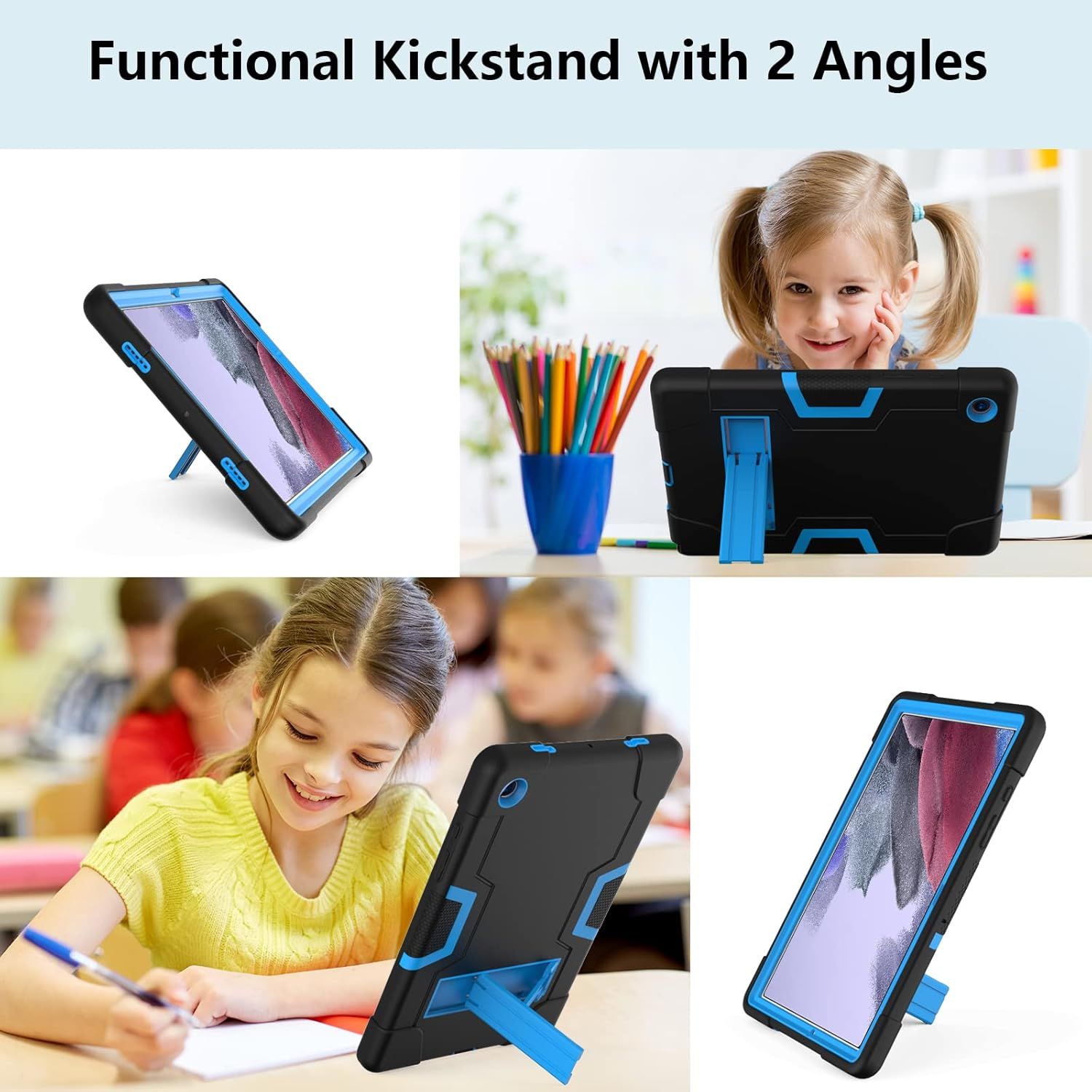 Etui do Samsung Galaxy Tab A 8.4" Podstawka i Miejsce na Rysik Czarne