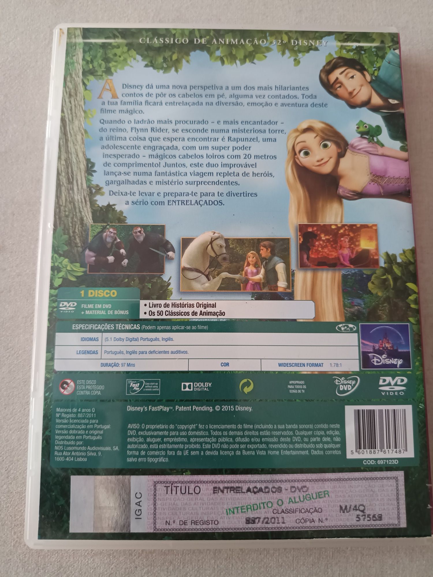 DVD Disney entrelaçados