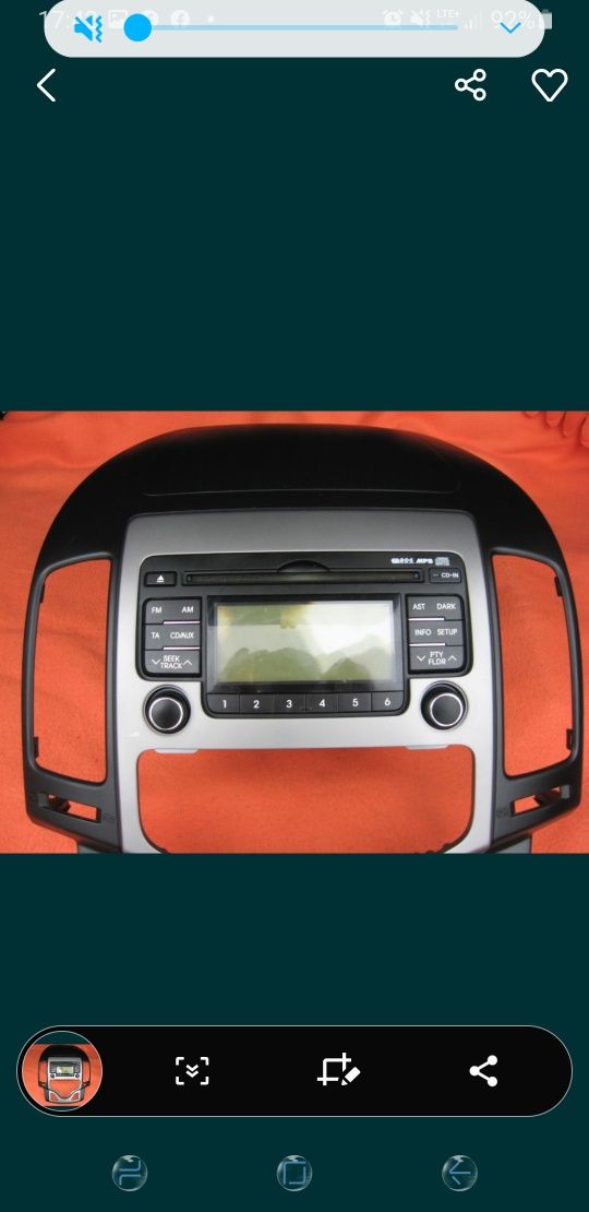 Radio oryginalne do Hyundai i30, cd, mp3