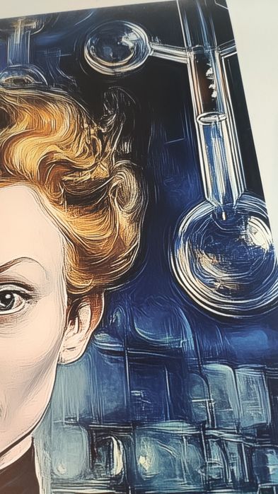 Piękne Umysły - Skłodowska - Curie v2 plakat B2 (50x70cm)