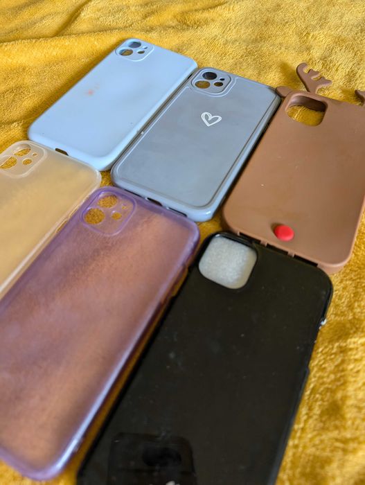 Zestaw 6 etui do IPhone 11 - cena za wszystkie 6  sztuk