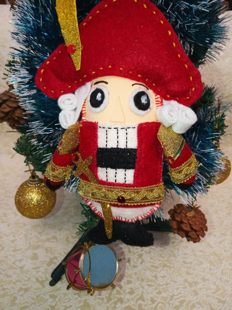 Щелкунчик-ёлочная игрушка, новогодний, рождественский декор