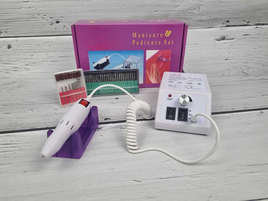 Promocja! Nowa Profesjonalna Frezarka Do Paznokci + Zestaw Frezów