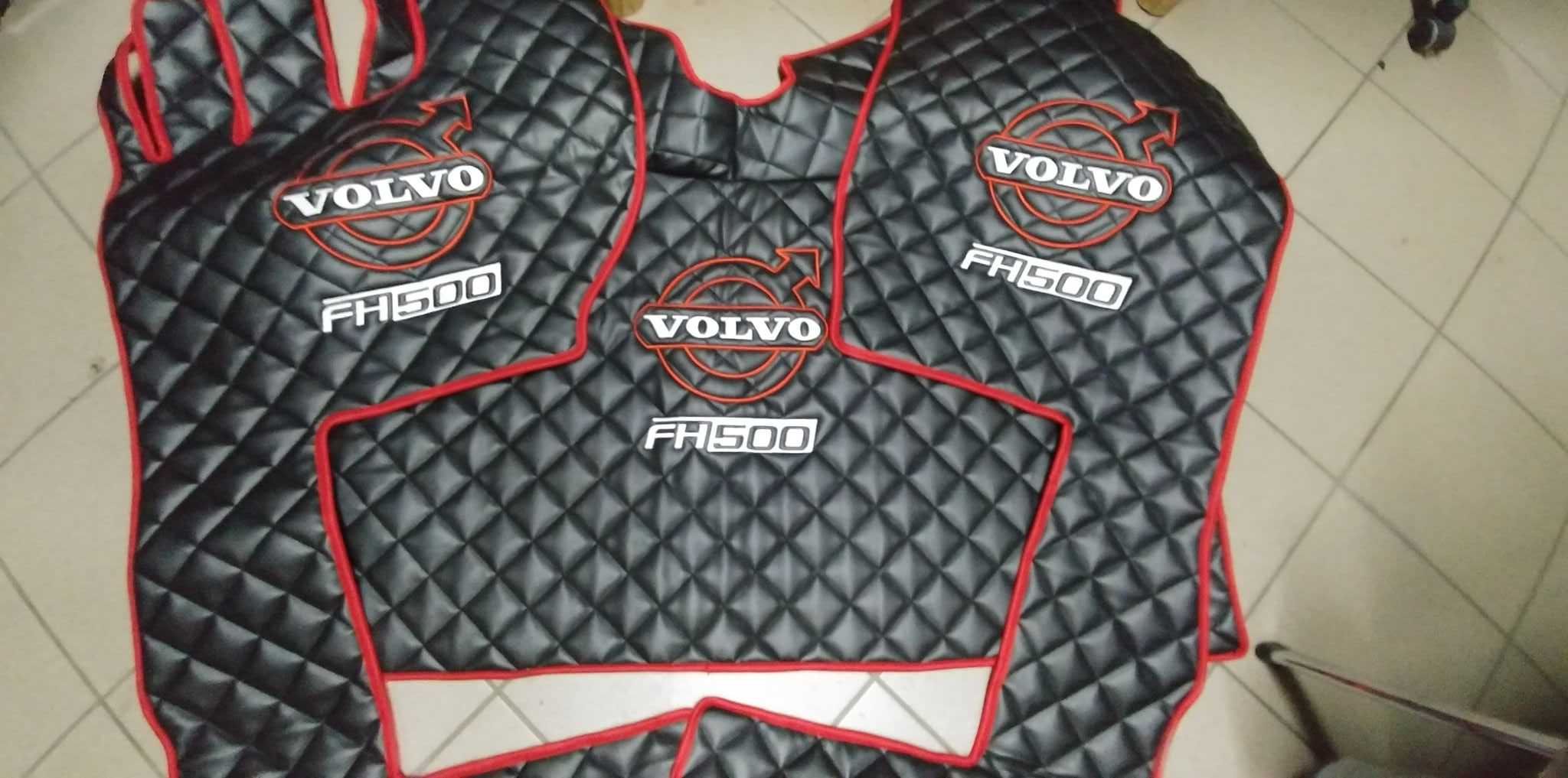 volvo  dywaniki pikowane daf scania man iveco eko skóry auto ciężarowe