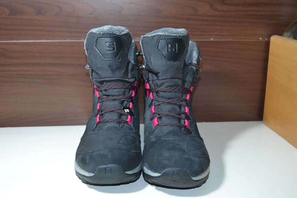 salomon ellipse winter gtx 39 1/3р ботинки кожаные зимние оригинал