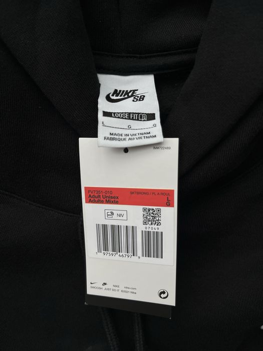 Оригінал Nike SB (S,M,L) Fleece Essential Logo Худи Кофта Худі FV7351