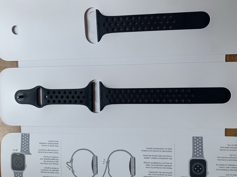 Ремінець Apple Nike Sport Band Black