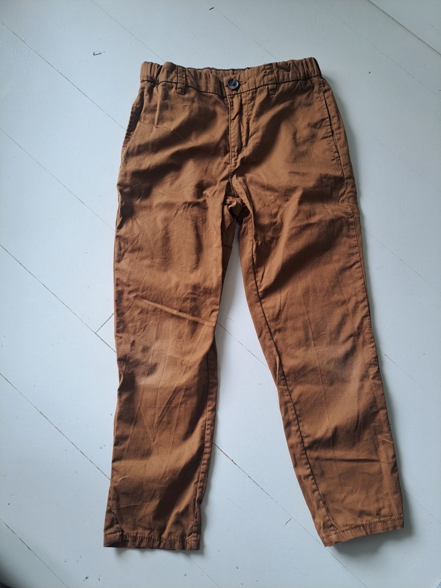 Spodnie chinos hm 116 Camel
