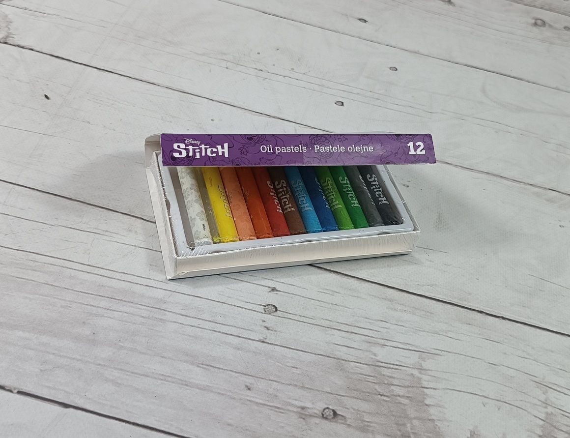 Kredki pastele olejne 12 sztuk Stitch
