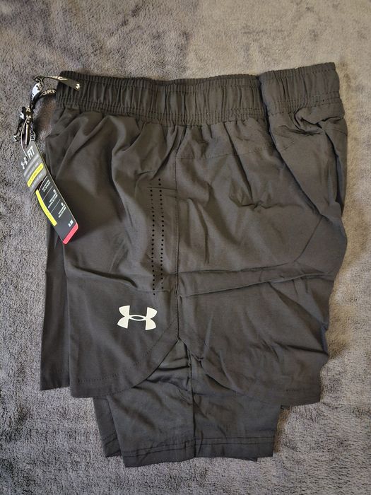 Spodenki szorty z lajkrą L czarne nowe