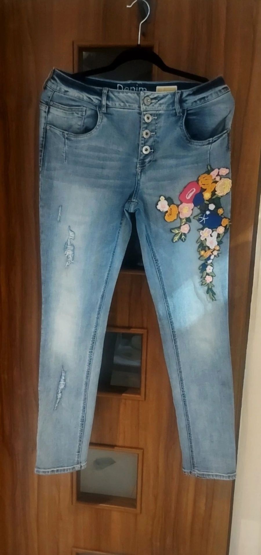 Denim rewelacyjne spodnie jeansowe 31 XL