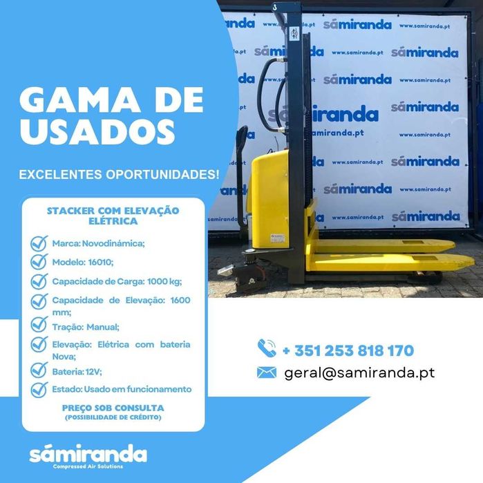 Stacker com Elevação Elétrica