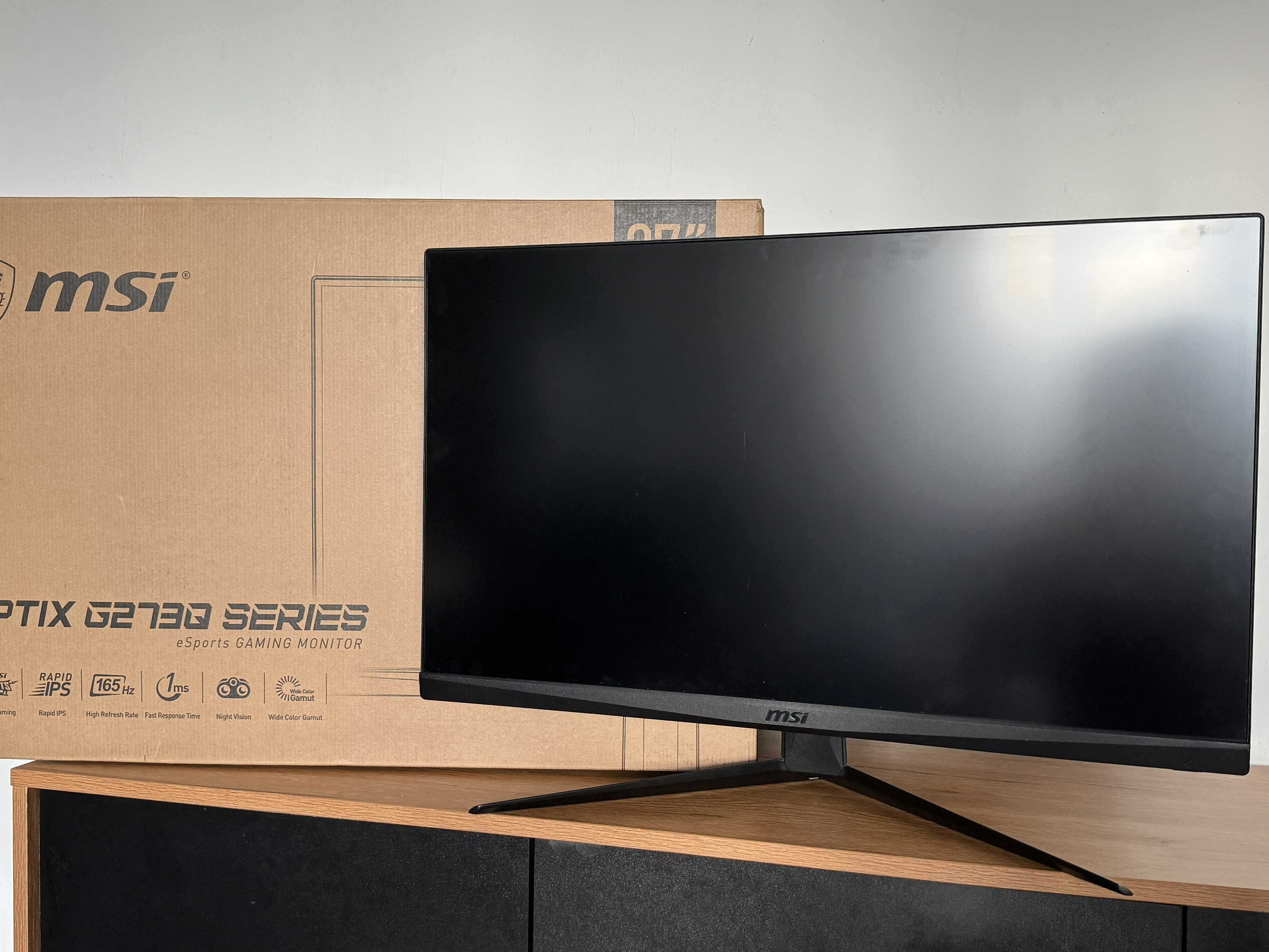 Monitor MSI Optix G273QF 27" 2560 x 1440 LED, 165 Hz