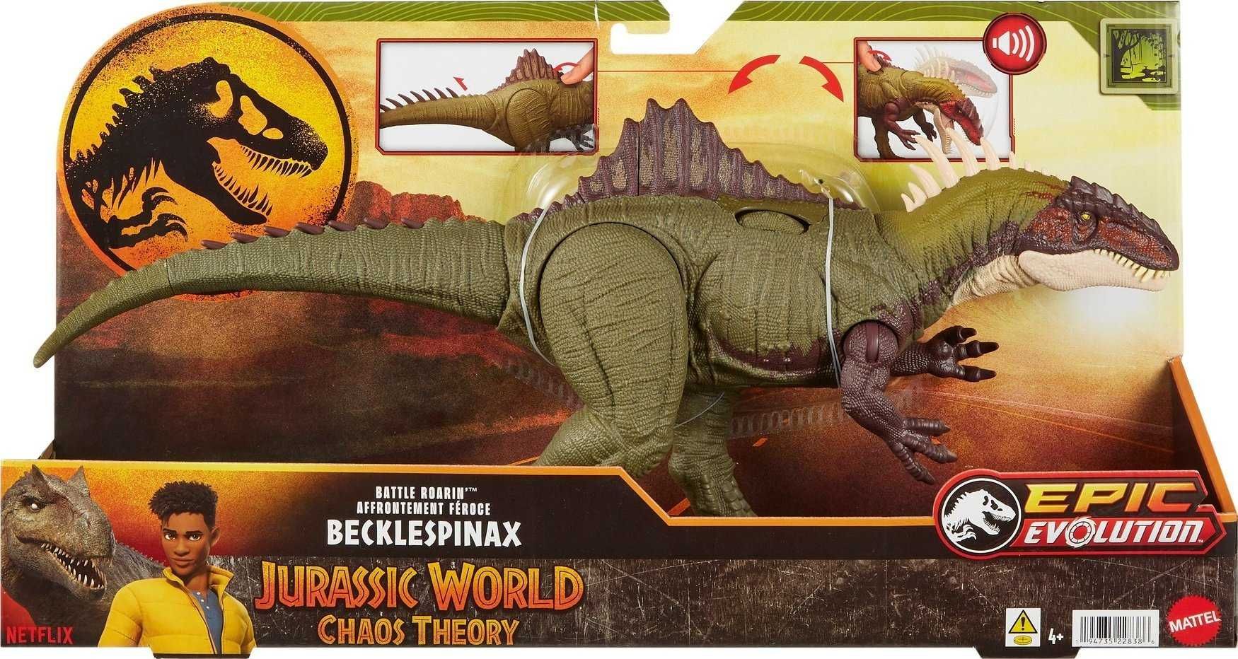 Фігурка Динозавр Беклеспінакс 43 см зі Звуком Jurassic World HXF52