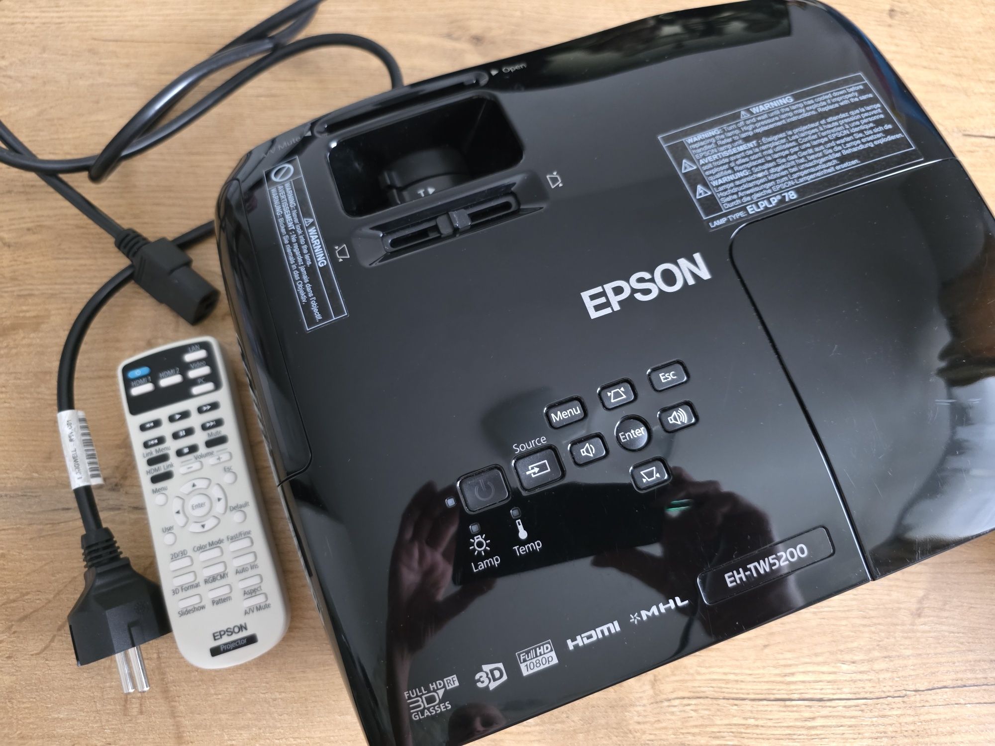 Projektor Epson eh tw 5200 full hd