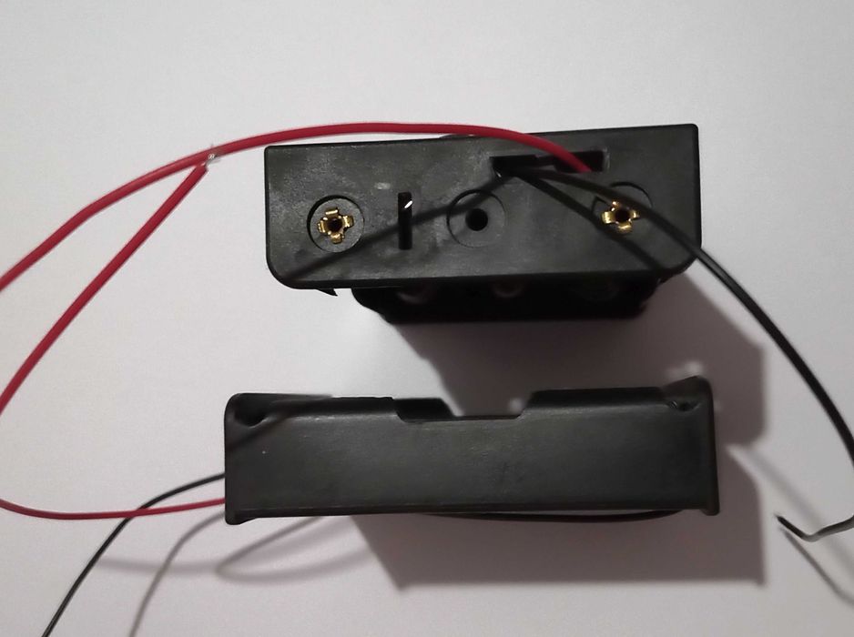 Зарядный отсек 3 шт 18650 с проводами Батарейный блок холдер бок