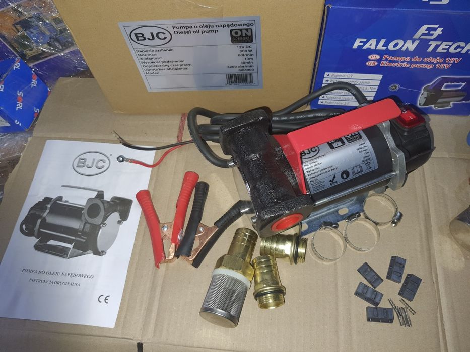 Польский насос, помпа, для перекачки палива, дизеля д.т - 12v.60л. АЗС