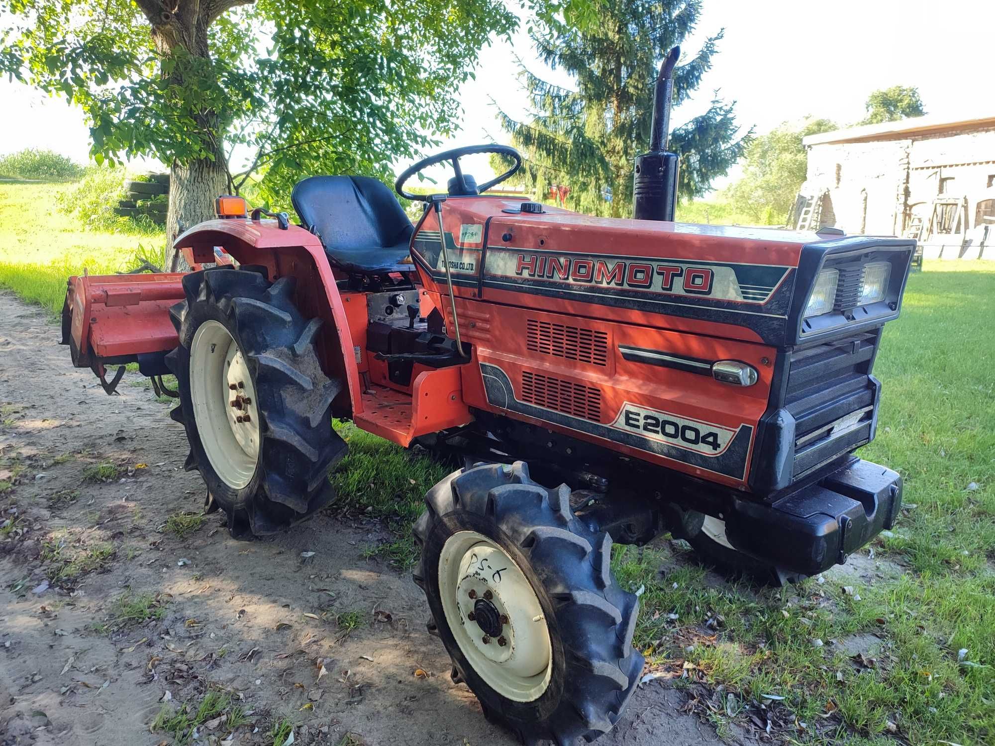 Hinomoto 2004 minitraktorek glebogryzarka tur 4x4