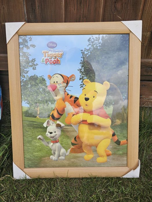 Obraz Disney Kubuś Puchatek i Tygrysek nowy ładny pokój dzieciecy
