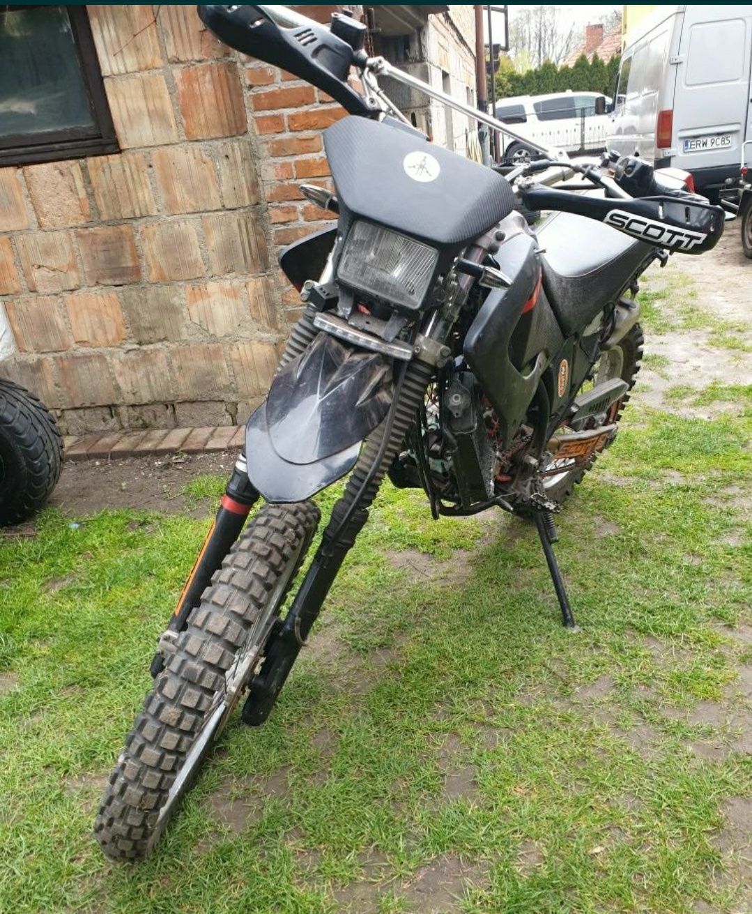 Yamaha DT 125 R X lagi, zawieszenie, koło, części, rama