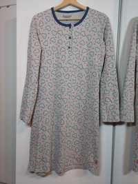 Piżama 38/M bawełniana koszula nocna długa piżama sukienka do spania