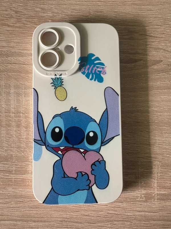 Nowe etui na iPhone 16 z motywem Stitcha beżowe
