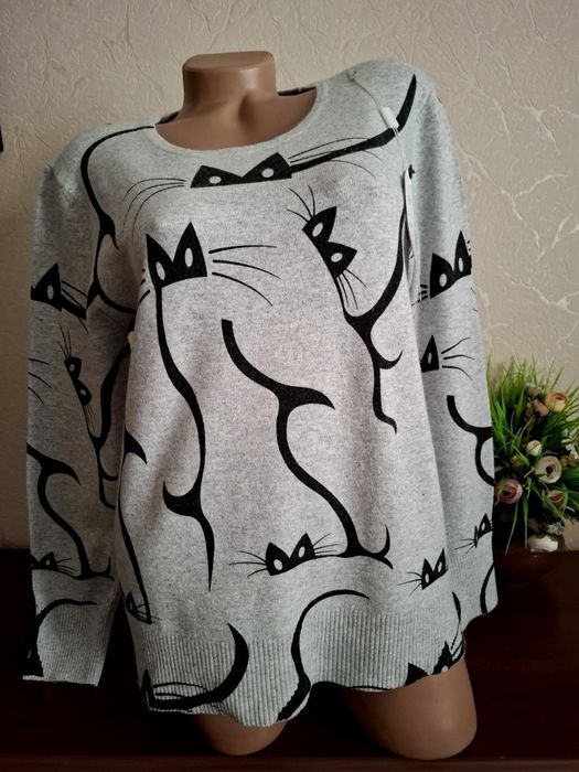 КАШЕМИР нежный тепленький свитер Турция 48-56р