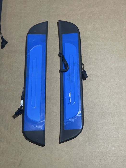 Накладки на пороги підсвітка порогів audi a6 c7 audi a7 s-line