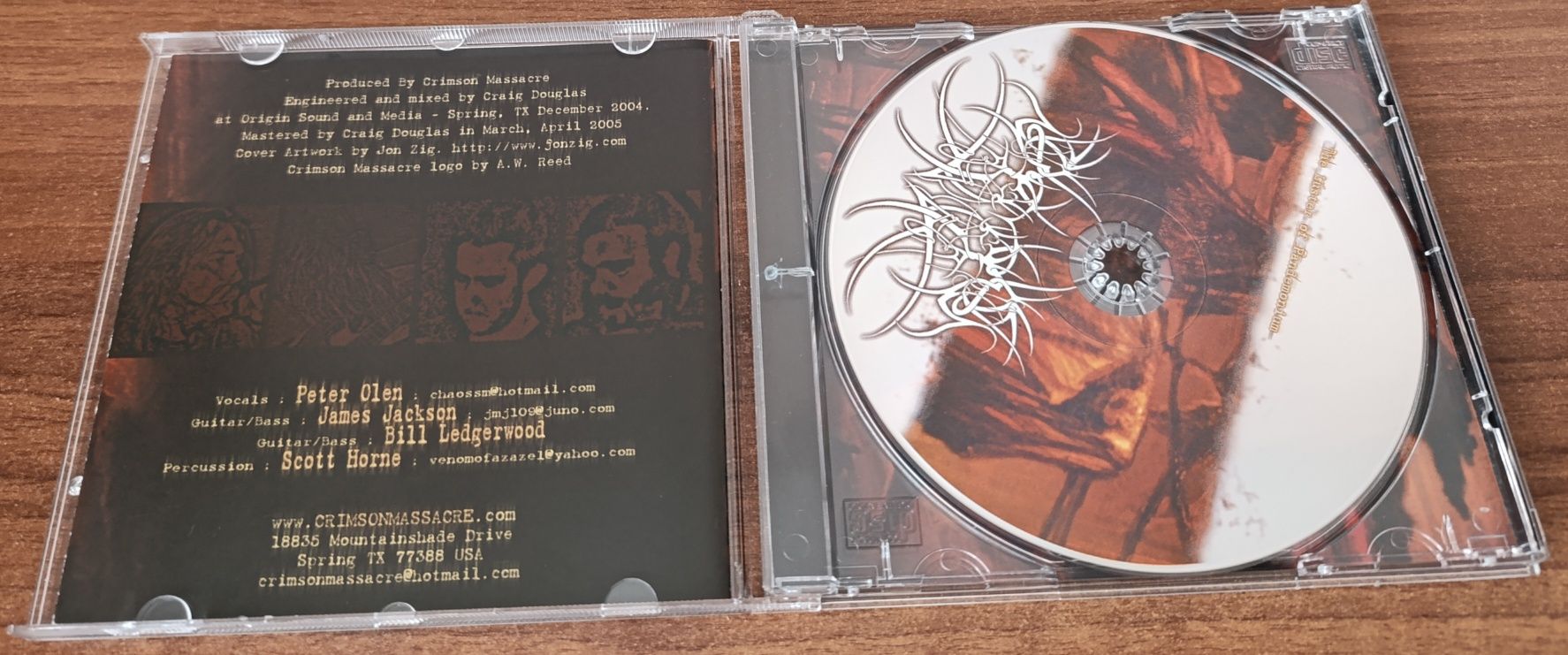 Crimson Massacre - The Luster of Pandemonium cd US death metal