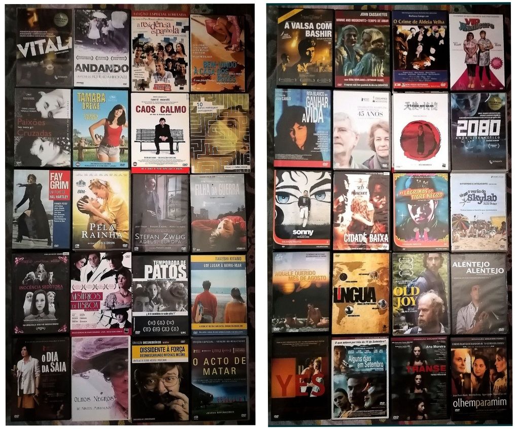 LOTE de 260 DVD's Originais / filmes / séries /  (LOTE 53)