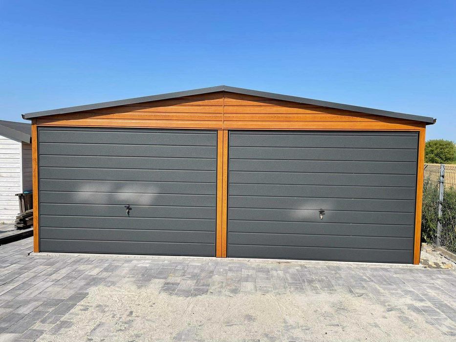 Garaż blaszany 6x5. WZMOCNIONY PROFILAMI. PRODUCENT. Cała Polska