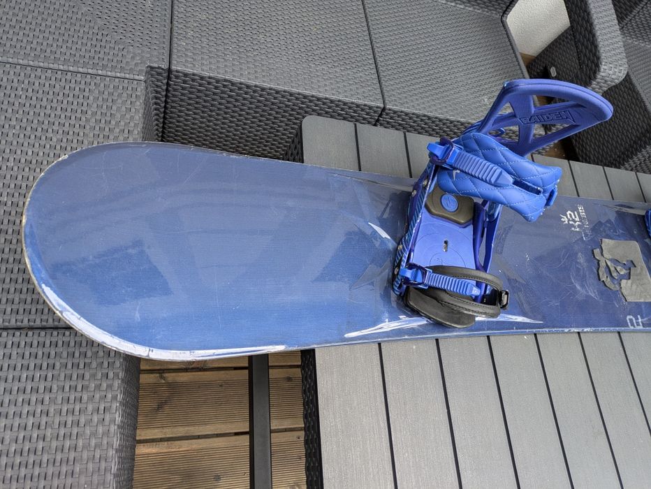 K2 Nemesis 164 duża długa deska snowboardowa snowboard wiązania XL