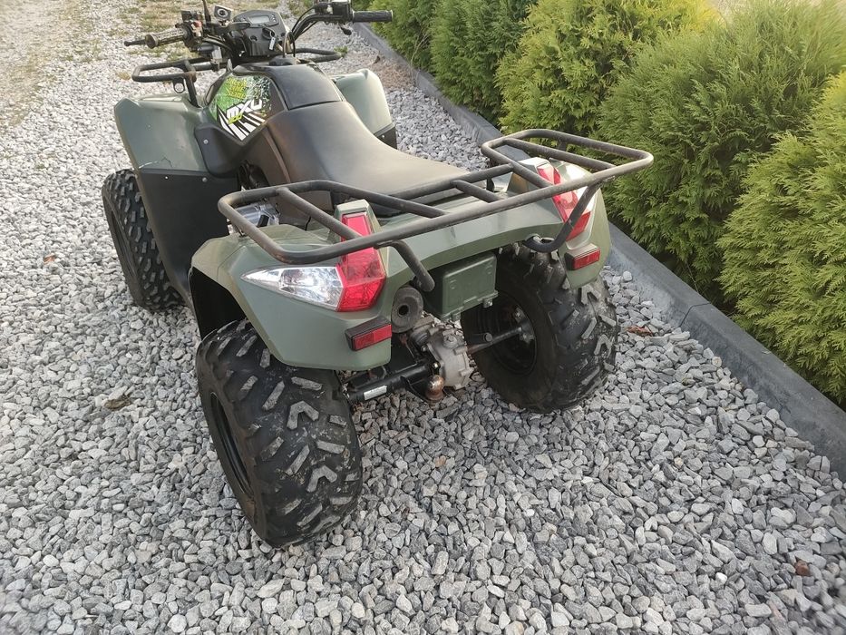 Quad KYMCO MXU 300 green line .
