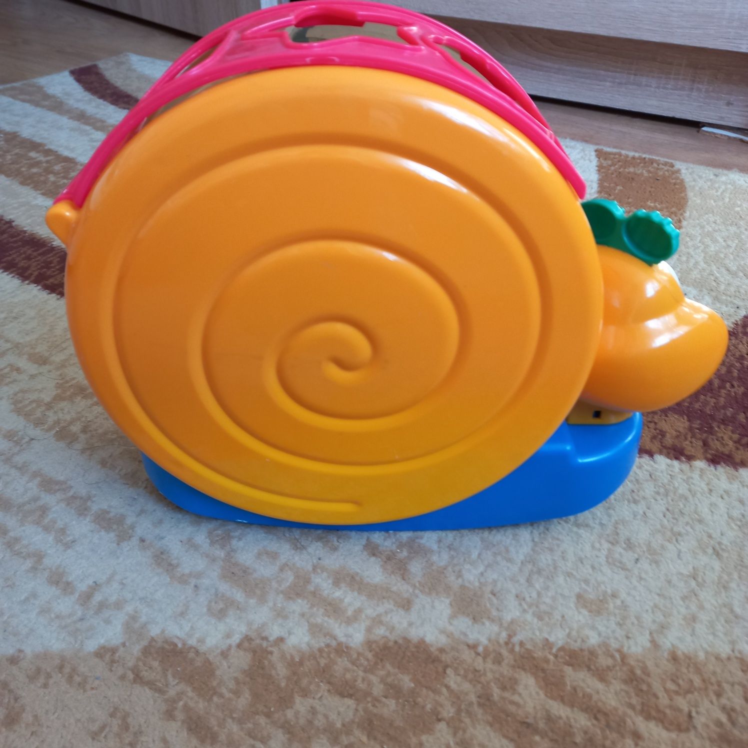 Ślimak Fisher price, sorter klocków