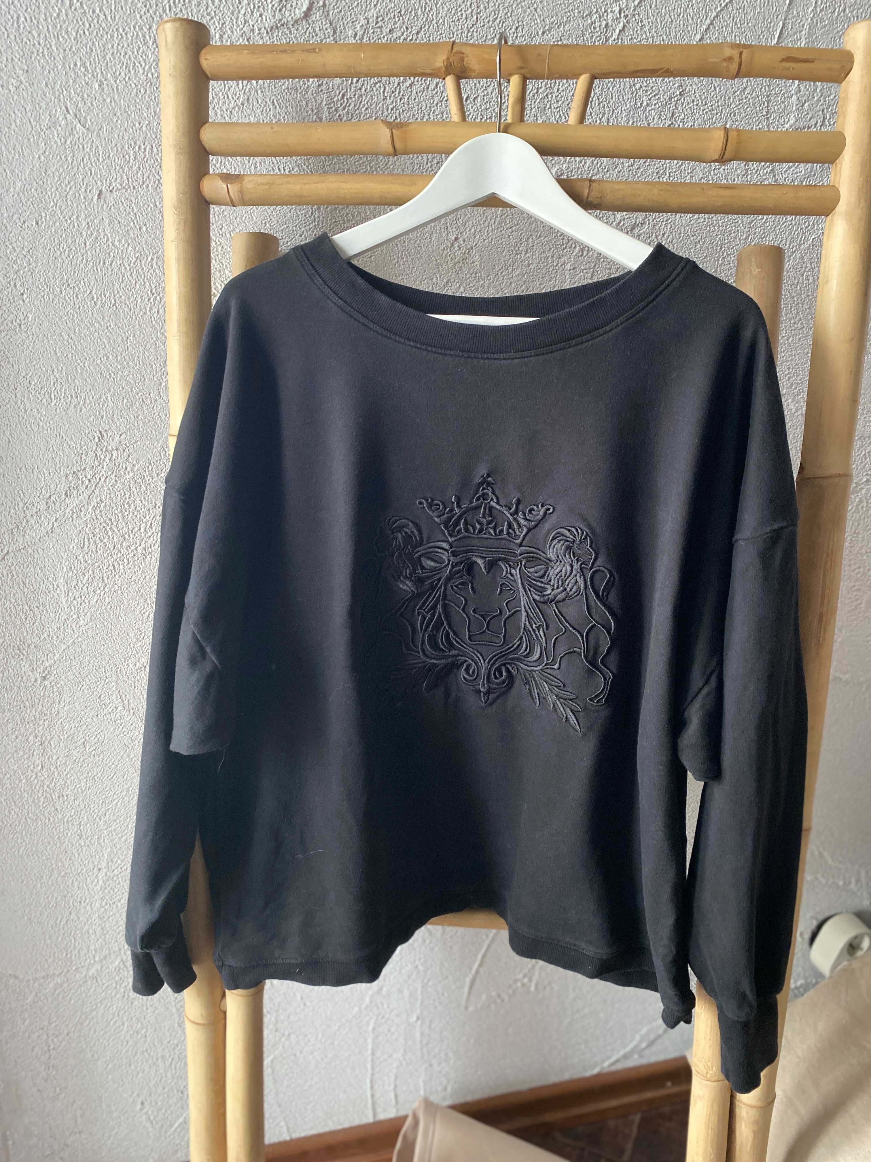 Czarna bluza Robert Kupisz S oversize