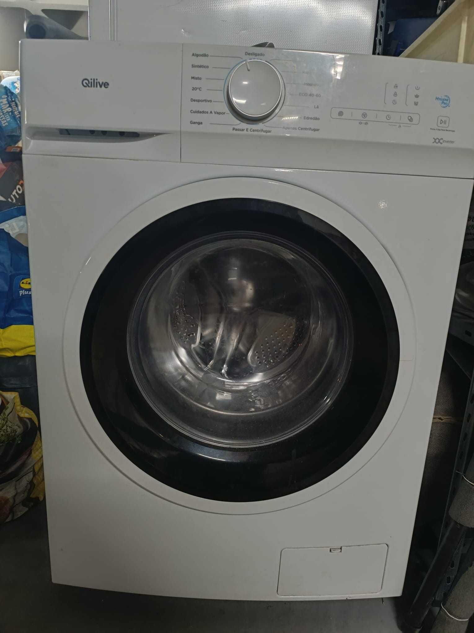 Máquina De Lavar Roupa Qilive Q.6864 - Branco A 7kg