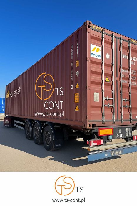 Kontener morski magazynowy budowlany 40 HC używany – TS-CONT
