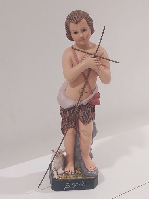 Figura São João - cerâmica